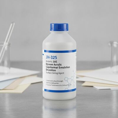 JH-325 Anionisches SAE-Styrol-Acryl-Copolymer-Emulsions-Oberflächenleimungsmittel mit erhöhter Oberflächenfestigkeit und ausgezeichneter Haftung für hervorragende Leistung in Kulturpapieren